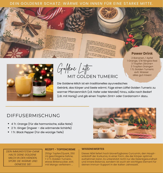 Golden Turmeric, Mango Rose - 38.7 gr